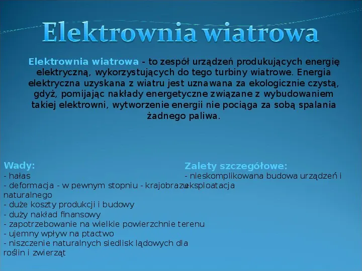 Rodzaje elektrowni - Slide 10