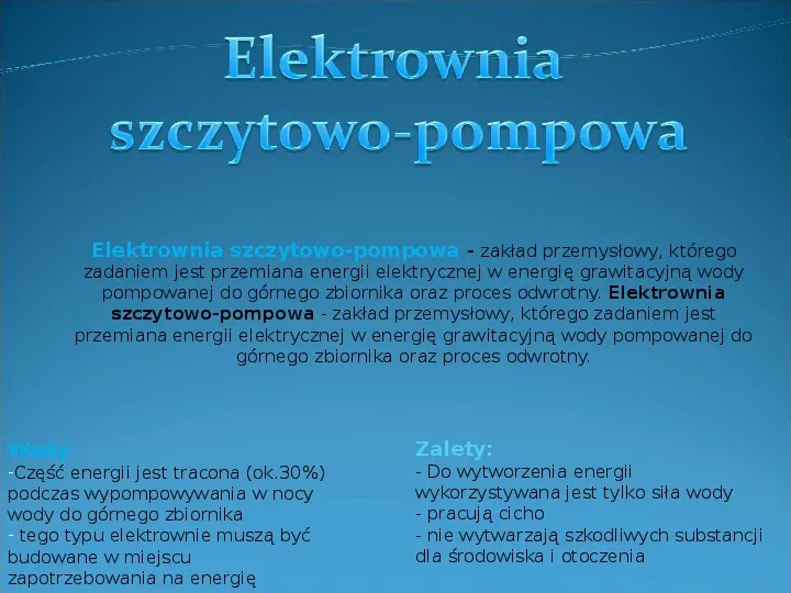 Rodzaje elektrowni - Slide 6