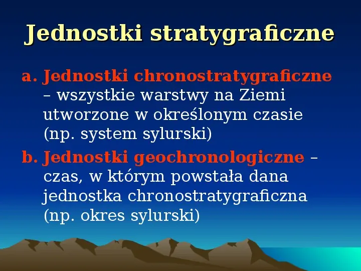 Jednostki geochronologiczne - Slide 7