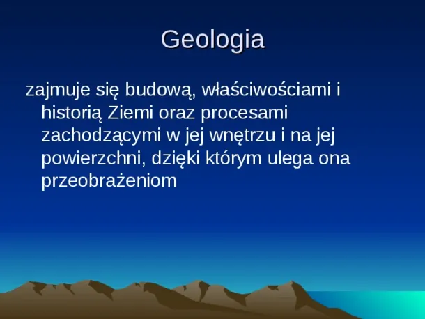 Jednostki geochronologiczne - Slide pierwszy