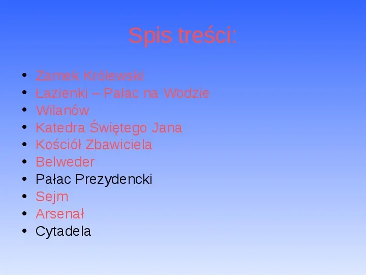 Zabytki Warszawy - Slide 2