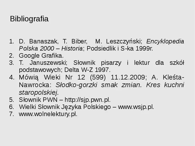 Elementy wiedzy historycznej - Oświecenie w Polsce. - Slide 23