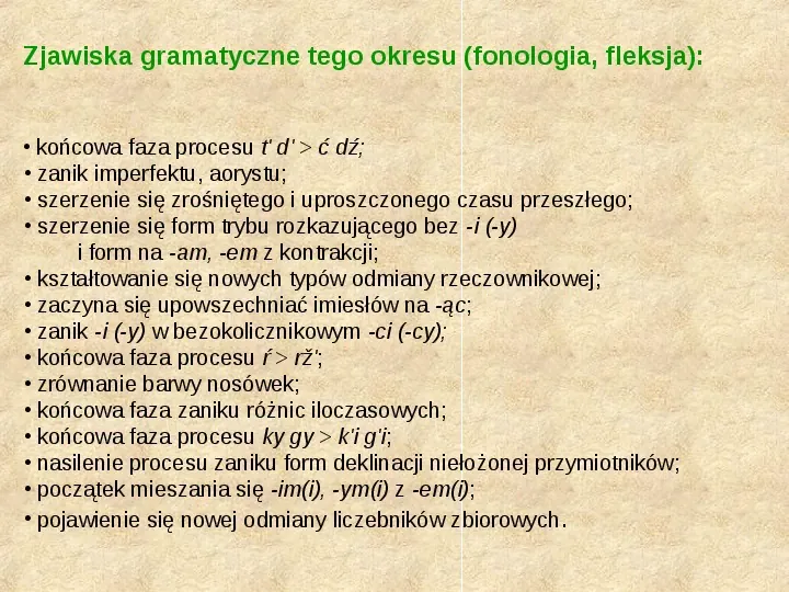 Historia Języka Polskiego - Slide 16
