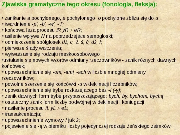 Historia Języka Polskiego - Slide 21