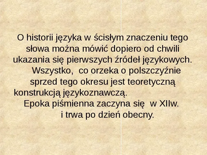 Historia Języka Polskiego - Slide 3