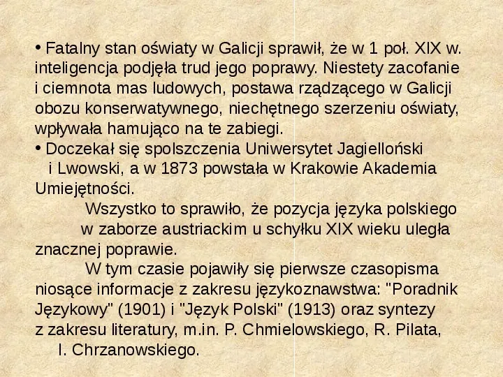 Historia Języka Polskiego - Slide 45