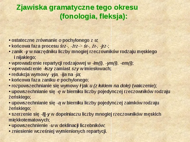 Historia Języka Polskiego - Slide 47